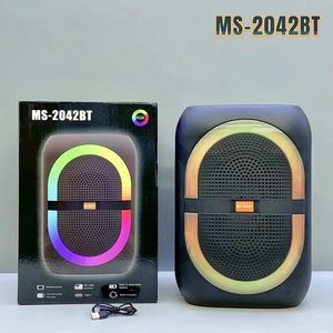 Altavoz Inalámbrico de 1800 mAh y Ocho Pulgadas con Bluetooth, 10 W, Bajos Potentes, Altavoz Portátil con Luz RGB de Colores, Parlantes Portátiles BT/FM/USB/TWS/LED - Product Image 3
