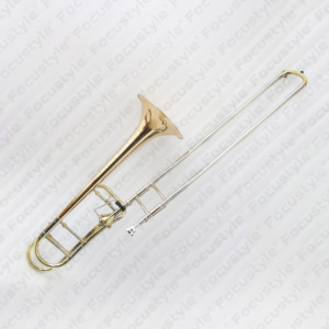 Trombón Tenor Profesional de Gama Alta en Si Bemol/Fa con Válvula Thayer, Campana de Cobre Dorado y Estuche - Product Image 2