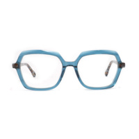 Monture de lunettes en acétate surdimensionnée de haute qualité, vente d'usine, stock disponible, charnière à ressort, style tendance, lunettes de prescription pour myopie
