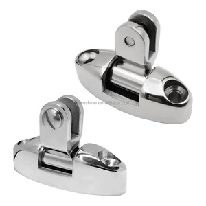Accessoires de charnière de pont en acier inoxydable marin en gros pour bâche de bateau à voile, à dégagement rapide, 180 degrés, pour guide-cordage de proue - Product Image 2