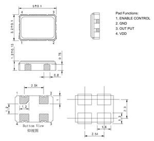 SMD5032 4Pin 5032 OSC High-Frequency 66.66MHZ CMOS 3.3V Crystal <b>Oscillator</b> High Stability Clock <b>Oscillators</b> Manufacturer/OEM - Product Image 3
