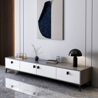 Meuble TV et Table Basse Modernes Minimalistes en Gros pour Salon, Chambre, Balcon – Unité Murale Combinée pour la Maison