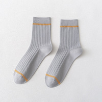 Chaussettes en bambou personnalisées pour hommes, motif classique, tube long, très douces, antibactériennes, jetables, de haute qualité, pour affaires et loisirs