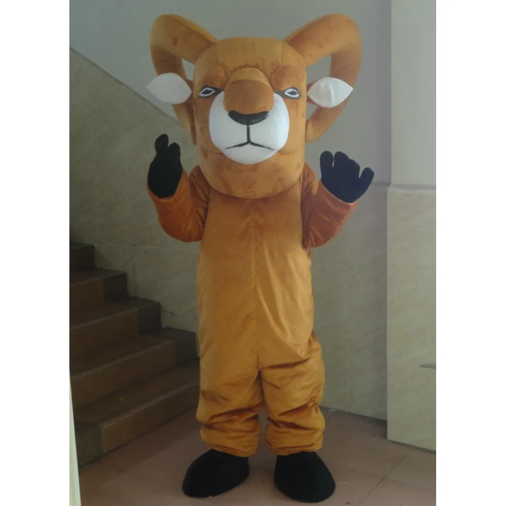 Dijual Kostum Maskot Kambing Karakter Kartun Mewah Anime Kustom Pabrik