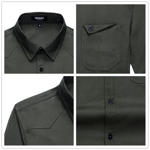 Camisas <span class=keywords><strong>Camisa</strong></span> De Hombre, <span class=keywords><strong>camisa</strong></span> informal para Hombre, <span class=keywords><strong>camisa</strong></span> <span class=keywords><strong>verde</strong></span> De manga larga, <span class=keywords><strong>traje</strong></span> De caza, <span class=keywords><strong>camisa</strong></span>, Otoño, nuevo para 2024 - Product Image 4