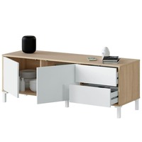 Ensemble de meubles de salon 3 pièces style nordique avec table basse, meuble TV et buffet pour maison, appartement, hôtel, villa - Direct Usine