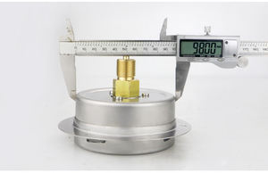 เครื่องมือวัดความดันขนาด100มม. 2.5% ตัวบ่งชี้ชนิดความดันก๊าซแอมโมเนียเครื่องวัดความดันแบบแคปซูลพร้อมขอบหน้าแปลน - Product Image 6