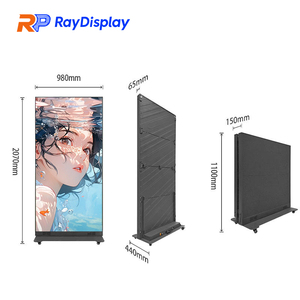 Cartel Digital LED a Todo Color Ultra Portátil P2.5, Plegable en Tres Partes, Garantía de 5 Años, Instalación Instantánea para Tiendas Minoristas - Product Image 3