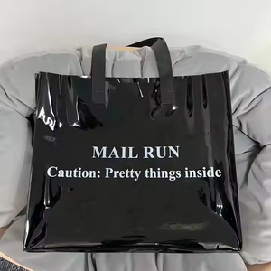 Sac cadeau en PVC transparent coloré écologique personnalisé en gros sac fourre-tout transparent transparent transparent pour les courses en PVC avec logo imprimé - Product Image 4