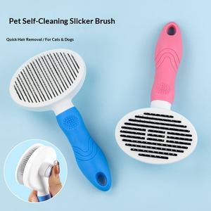 Peine Premium Autolimpiable de Acero Inoxidable Resistente al Óxido con Puntos para Eliminar el Pelo Largo de Gatos y Perros, Cuidado Diario del Pelo Flotante - Product Image 6