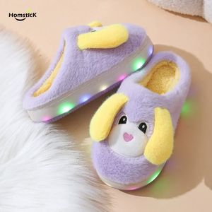 Amorti Nouveau Design Intérieur Pantoufles Maison Mode <span class=keywords><strong>Chien</strong></span> Pantoufles Jardin Antidérapant Led Lumière Automne Hiver Pantoufles - Product Image 4