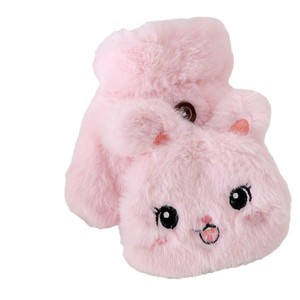 Minggan Plush Flip Top Bunny <b>Gloves</b> Winter Thermal Insulated Touchscreen Women's <b>Warm</b> <b>Gloves</b> - Product Image 1