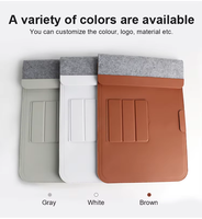Sac pour ordinateur portable avec logo personnalisé, chargeur sans fil 4-en-1 pour téléphone et écouteurs, support de charge rapide 15W, tapis de souris, étui en cuir PU, OEM