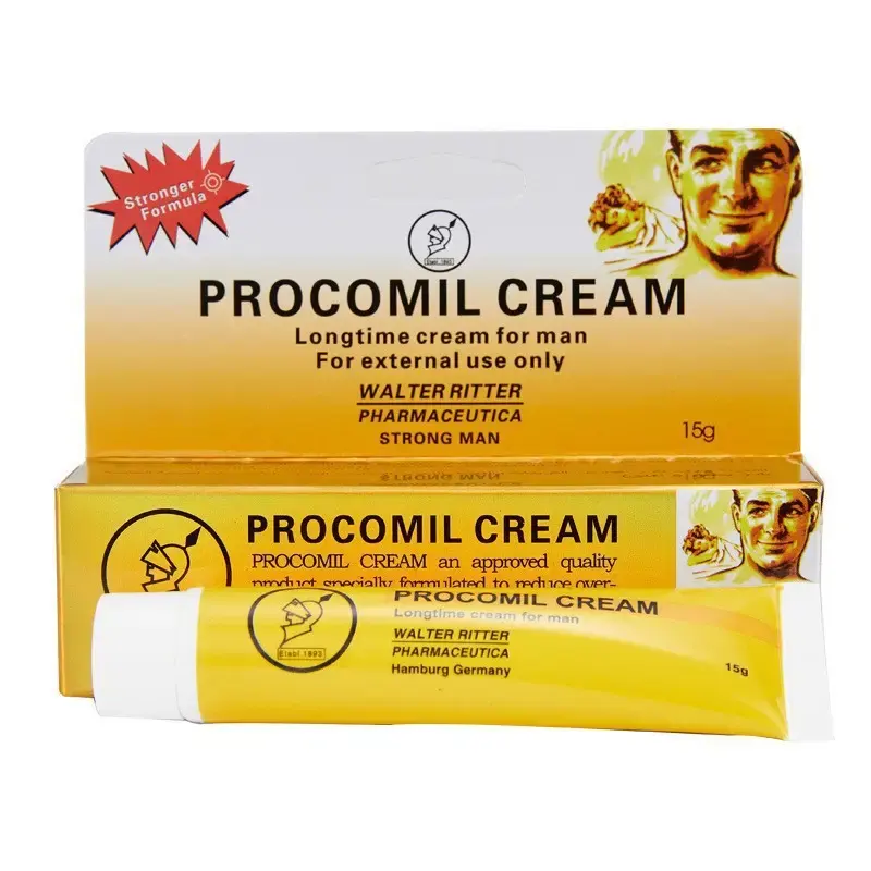 Nuevo producto 2024 Sex Long Time Sex Procomil crema retardante para hombres