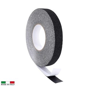 Cinta Antideslizante Negra para Escaleras de 25 mm x 18 m, Rollo Adhesivo Fácil de Cortar para Pisos de Seguridad - Product Image 3