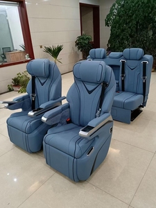 Asiento de Cuero Eléctrico VIP de Lujo para Van Sprinter Vito V250 Metris, para Tuning de MPV, Limusina, Van, Minibús, Autocaravana, Camper, 2 Piezas - Product Image 4