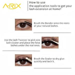 A-RIX Dolly — Cils en grappe style lapin : Effet naturel, œil rond |   Bande ultra-fine |   Application DIY segmentée à faire soi-même |   Moi - Product Image 6