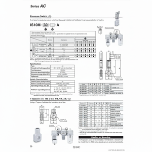 Pressostat IS10M-60-A pneumatique SMC - Product Image 1