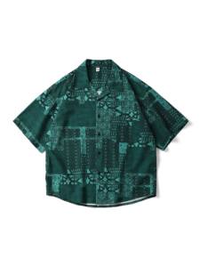 Camisa Floral de Cinco Botones con Cuello Cubano Estilo Hawaiano, Holgada y Brillante, para Hombre y <span class=keywords><strong>Mujer</strong></span> - Product Image 6