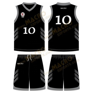 Uniformes de Baloncesto Personalizados y Elegantes, Camisetas de Entrenamiento, Uniformes Deportivos de Equipo, Ropa Deportiva, Diseños Personalizados, Impresión por Sublimación Completa, Unisex - Product Image 3