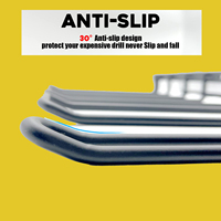 Support de perceuse Organisateur d'outils électriques Support mural 4 étagères en métal sans fil, support de rangement utilitaire pour outils sans fil Dewalt
