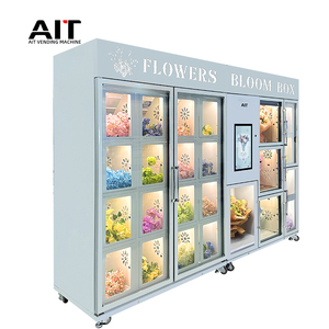 AIT Mall's High-end Touch Screen Grid Cabinet Unmanned Intelligent Flower Vending <strong>Machine</strong> - Product Image 6