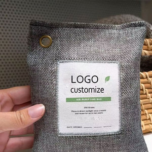 Assorbitori di Odori Ecologici al Carbone Attivo, Confezione da 6, Deodorante Naturale per Scarpe, Sacchetti Purificatori d'Aria al Carbone di Bambù, 80%+ Umidità - Product Image 2