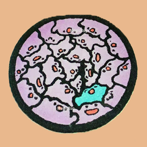 Tapis et moquettes ronds personnalisés tuftés à la main <span class=keywords><strong>3D</strong></span> Custom Mini <span class=keywords><strong>GTA</strong></span> Carpet Design CD Logo Tuft Rug - Product Image 6