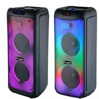 Altavoz de Karaoke GY-5046 para Exteriores, Altavoz Portátil Dual de 6.5 Pulgadas con Micrófono, Bafle Bluetooth, Haut-Parleur avec Micro