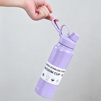 Bouteille d'eau isotherme en acier inoxydable 304 grande capacité, portable, double usage, pour sports de plein air, protection UV, pour le commerce transfrontalier
