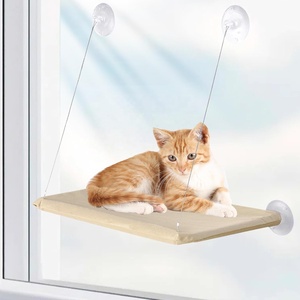 고양이 창 해먹 침대 안전 고양이 창 침대 흡입 컵 공간 절약 - Product Image 1