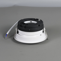 Boîtier de downlight LED GX53 en fer, cadre encastré avec douille, luminaire de plafond compatible avec les ampoules GX53 standard