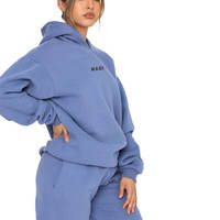 Ensemble jogging femme 2 pièces, sweat-shirt classique grande taille en molleton technique, coton épais, unisexe, essentiel