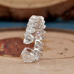 Bague en diamant de joaillerie fine et glamour avec double halo et finition haute brillance pour un éclat maximal - Product Image 5