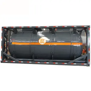 20 ft 40 ft concentrated nitric acid tank container with pure aluminum material