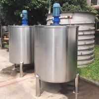Cuve de mélange chauffante électrique en acier inoxydable pour liquides, mélangeur pour cosmétiques, détergents, aliments, cuve d'émulsification, réacteur