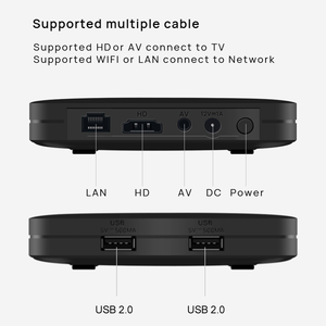 Smart Dual Wifi GK63 ATV Quad Core TV Box Android 11 DDR4 2GB EMMC 8GB Hi96 Pro Set-top Box voce telecomando 4K <span class=keywords><strong>Video</strong></span> prezzo - Product Image 6