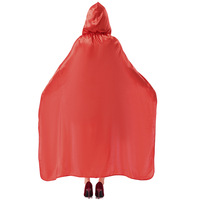 Exklusives Rotkäppchen-Prinzessinnenkleid für Erwachsene Halloween-Kostüm in Rot mit Langem Umhang TV & Film