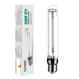 Ampoule de culture TOPHORT 600W au sodium sous pression HPS, avec spectres rouge et <span class=keywords><strong>orange</strong></span> améliorés à haut PAR, pour la croissance des plantes, CCT 2100K - Product Image 1