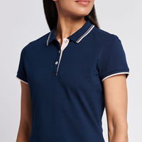 Robe Polo Rugby Courte à Manches Courtes pour Femme, Modèle Personnalisé en Gros, Robe Décontractée