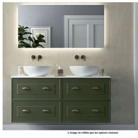 Meuble de salle de bain américain de haute qualité CBMmart, lavabo avec meuble, meuble de salle de bain moderne
