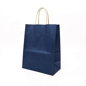 Bolsa de Papel Kraft Ecológica Personalizada para Entrega de Alimentos, Asa Plana, para Restaurante, Comida para Llevar, Laminación, Impresión Digital, Asa Marrón - Product Image 1