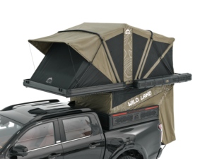 Carpa de techo para camioneta <span class=keywords><strong>Wild</strong></span> Land PickupMate, tipo camper, de doble nivel, panorámica, con área de descanso 360. °   Sistema de Elevación Automática para Toldos - Product Image 1
