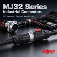 Connecteurs étanches IP67 Jnicon MJ32, connecteur de puissance maximale 120A, câble électrique, connecteur de batteries de stockage d'énergie solaire
