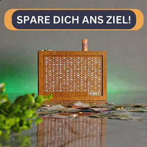 Salvadanaio in Legno di Pino Fai-da-Te Personalizzabile Non Finito, Puzzle <span class=keywords><strong>Casa</strong></span> in Legno, Scatola per Risparmiare 100.000 Rupie per Bambini - Product Image 6