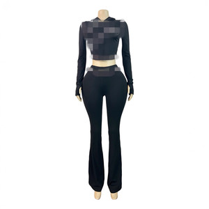 Completo da jogging da <span class=keywords><strong>donna</strong></span> due pezzi S-2XL firmato, set tuta sportiva da <span class=keywords><strong>donna</strong></span> - Collezione 2026 <span class=keywords><strong>all</strong></span>'<span class=keywords><strong>ingrosso</strong></span> - Product Image 3