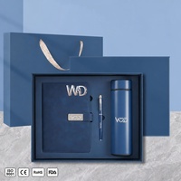 Ensemble cadeau d'affaires personnalisable, carnet en cuir A5, stylo, thermos, vente en gros pour la promotion d'entreprise