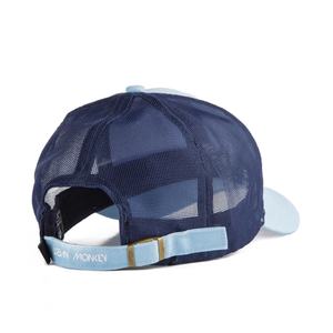Premium Wholesale Customizable Running Retro logo Kids <b>Outdoor</b> <b>Light</b> Blue Blank Style Full Mesh <b>Net</b> Trucker Hat Cap - Product Image 3
