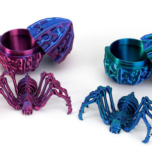 Vashine Matériaux PLA imprimés en 3D, respectueux de l'environnement, œufs d'araignée colorés, décoration d'araignée en <span class=keywords><strong>cristal</strong></span> flexible, collection pour enfants, jouets d'insectes - Product Image 5