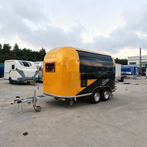 <b>Square</b> Shape Stainless Steel Food Trailer Best Selling Personalized Commercial Mobile <b>Kitchen</b> for Candy - Product Image 1